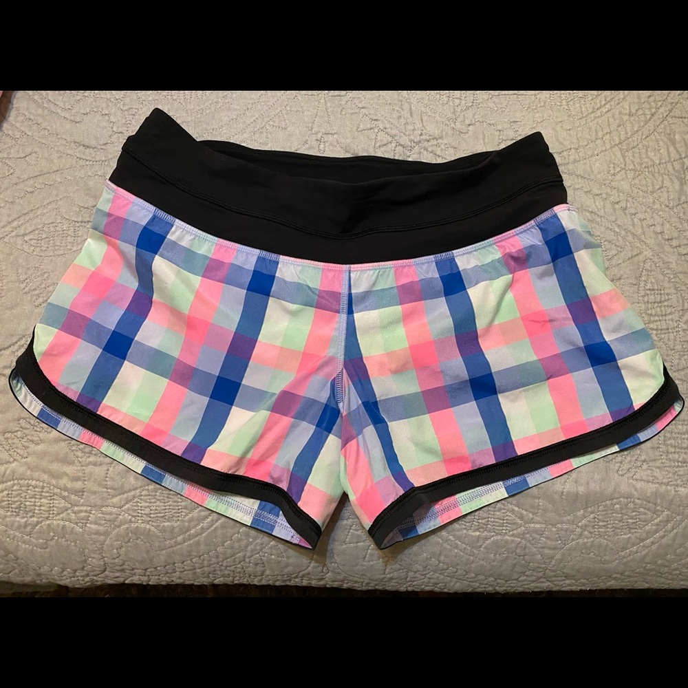 Lululemon speed short plaid